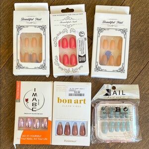 ❤️4‎ for $25❤️ Press on nail kits x6